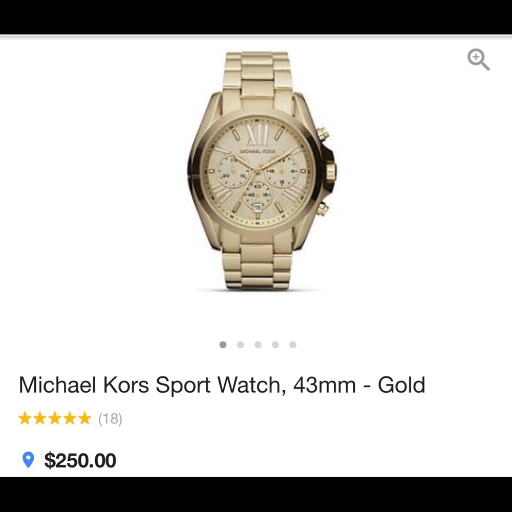 Michael Kors sports watch